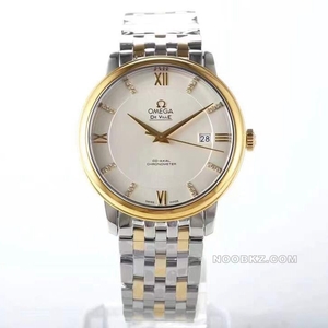 Omega 1:1 Super Clone watch MKS factory disc fly silver concentric circle dial diamond hour scale