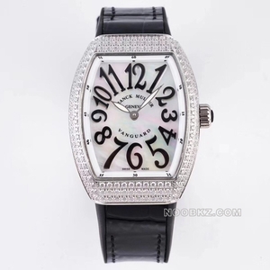 Franck Muller High quality watch ABF Factory LADIES'COLLECTION V 32 mother-of-pearl dial set with di