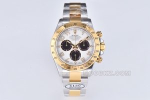 Rolex's high-quality watch C factory Datona white digital time standard gold 116523