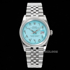 Rolex high quality Watch Diw Factory Log type 36 mm blue dial Middle East digital scale