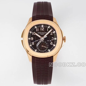 Patek Philippe high quality watch ZF factory AQUANAUT Rose gold Brown 5164R-001