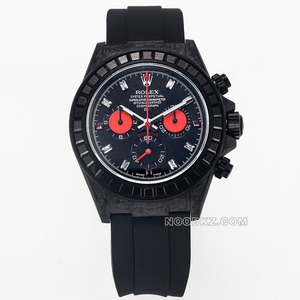 Rolex 5a Watch Diw Factory Ditona black diamond ring black dial black rubber strap