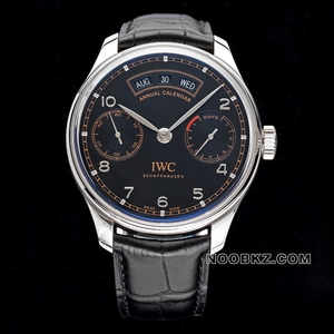 IWC 5a Watch AZ factory Portuguese calendar black IW503507