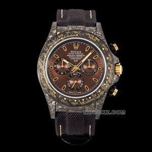 Rolex 1:1 Super Clone Watch Diw Factory Ditona Super Carbon fiber custom version gradient brown gold