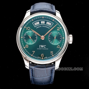 IWC high-quality watch AZ factory Portuguese Calendar Green IW503510