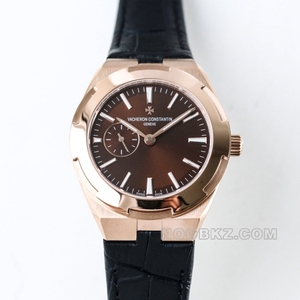 Vacheron Constantin 1:1 Super Clone Watch across the four corners brown dial leather