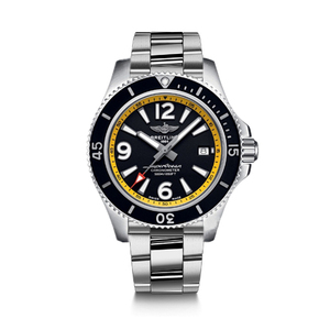 Breitling Super Ocean series steel strap watch