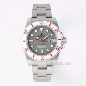 Rolex 1:1 Super Clone Watch Diw Factory Submarine type white ceramic rim carbon grey dial