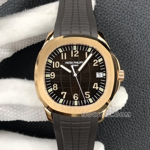 Patek Philippe top replica watch 3K Factory AQUANAUT rose gold dark brown 5167R-001