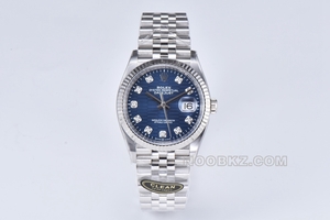 Rolex's top replica watch C Factory Log type 36 mm blue pit pattern m126234-0057