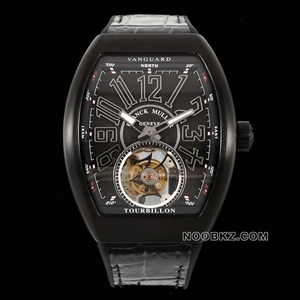 Franck Muller top replica watch RMS Factory MEN'S COLLECTION Black watch disc tourbillon black
