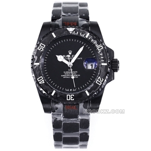 Rolex top replica watch Diw Factory Submariner type carbon fiber black dial