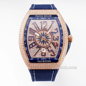 Franck Muller top replica watch ABF factory MEN'S COLLECTION rose gold full of stars and diamonds