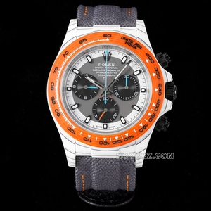 Rolex top replica watch Diw factory Ditona carbon fiber coral orange