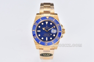 Rolex high quality watch C factory Underwater Gold Blue Water Ghost m116618lb-0003