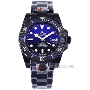 Rolex 1:1 Super Clone Watch Diw Factory Submariner type carbon fiber gradient blue dial