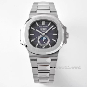 Patek Philippe top reproduction watch PPF Factory Nautilus dark grey moon phase 5726/1A-001