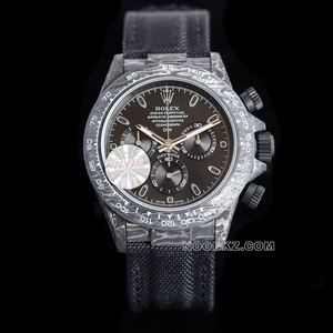 Rolex top replica watch Diw factory Ditona carbon fiber black dial 7750 movement