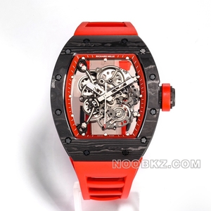 RICHARD MILLE High Quality Watch BBR Factory Men's Red Black RM 055 NTPT