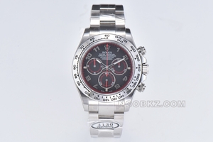 Rolex high quality watch C factory Daytona White Gold Red Devils 116509-78599