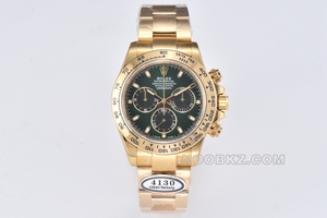 Rolex high quality watch C factory Daytona green Gold DI m116508-0013