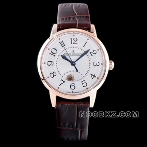 Jaeger-lecoult 1:1 Super Clone watch BF Factory RENDEZ-VOUS rose gold leather