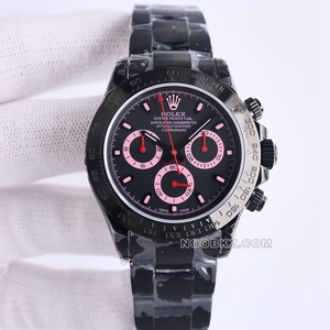 Rolex high quality watch Diw factory Ditona black dial small pink dial