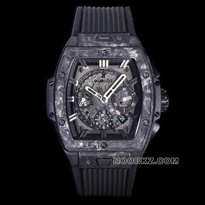 Hublot top replica watch Soul BIG BANG black carbon fiber watch barrel type