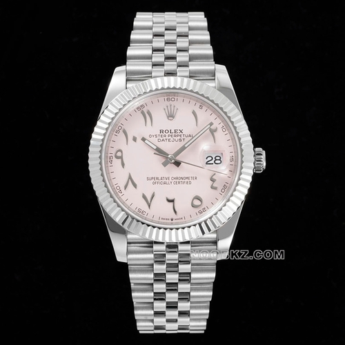 Rolex 5a watch Diw Factory log type 41 mm pink dial Middle Eastern digital scale