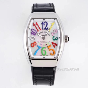 Franck Muller 1:1 Super Clone Watch ABF Factory LADIES'COLLECTION V 32 mother-pearl dial black strap