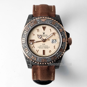Rolex 5a Watch Diw Factory GMT-MASTER II carbon fiber beige dial