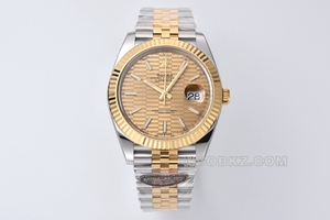 Rolex high quality Watch C Factory Log type Gold Pit pattern 41mm m126333-0022