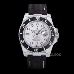 Rolex top replica watch Diw factory Daytona carbon fiber custom version white dial black strap