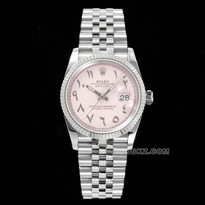 Rolex 5a watch Diw Factory log 36mm pink dial Middle East digital scale