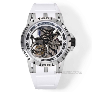 Roger Dubuis 5a Watch YS EXCALIBUR RDDBEX0479 white strap