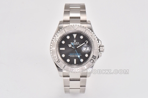 Rolex top replica watch C Factory Yacht Master Rhodium white m126622-0001