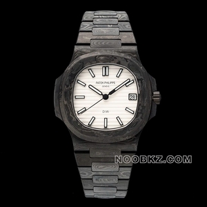 Patek Philippe high quality watch Diw factory Nautilus carbon fiber silver 5711