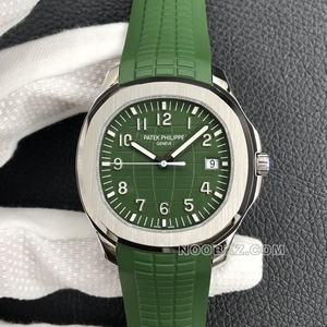 Patek Philippe 1:1 Super Clone Watch 3K Factory AQUANAUT Khaki Green 5168G-010