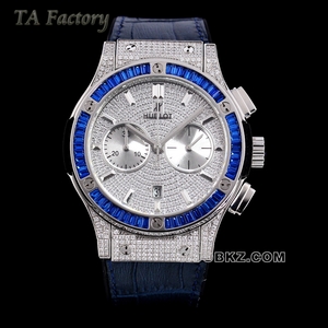 Hublot high quality watch TA factory classic fusion full star blue diamond bezel timing