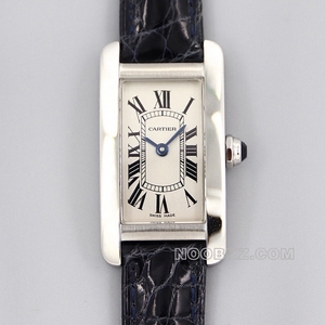 Cartier top replica watch 8848F factory tank W2601956