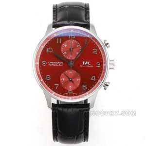 IWC high quality watch V6S factory Portugal red belt IW371616