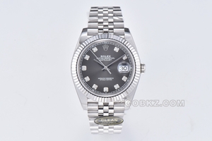 Rolex top replica watch C Factory Log type 41mm grey m126334-0006