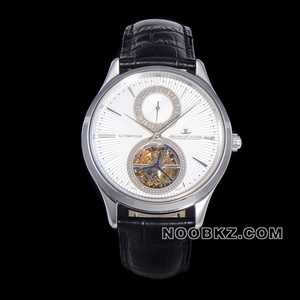 Jaeger-lecoultre top replica watch master white disc tourbillon